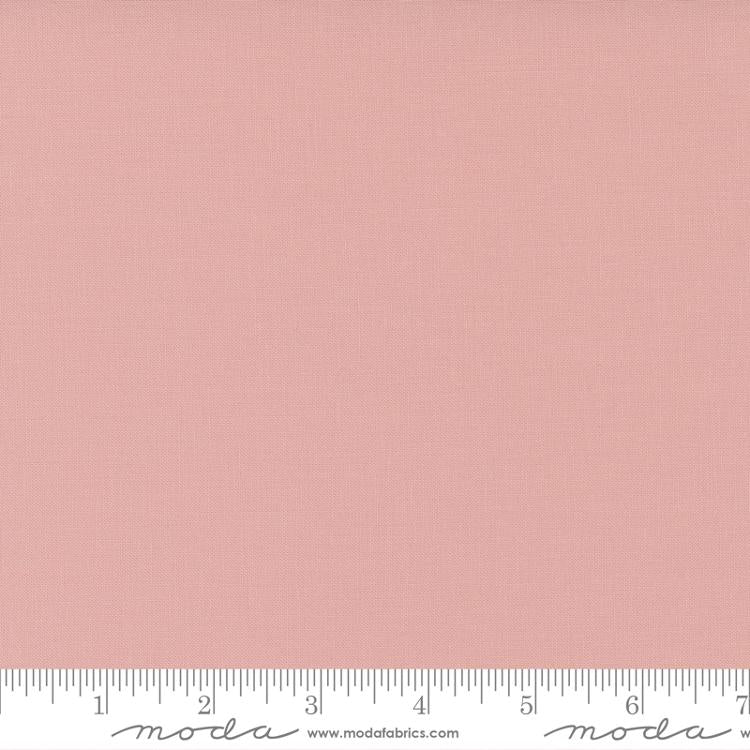 Bella Solids Bunny Hill Pink Moda Cotton Fabric