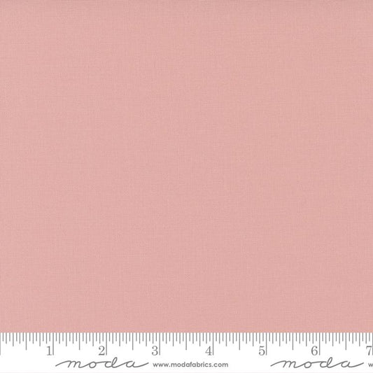 Bella Solids Bunny Hill Pink Moda Cotton Fabric