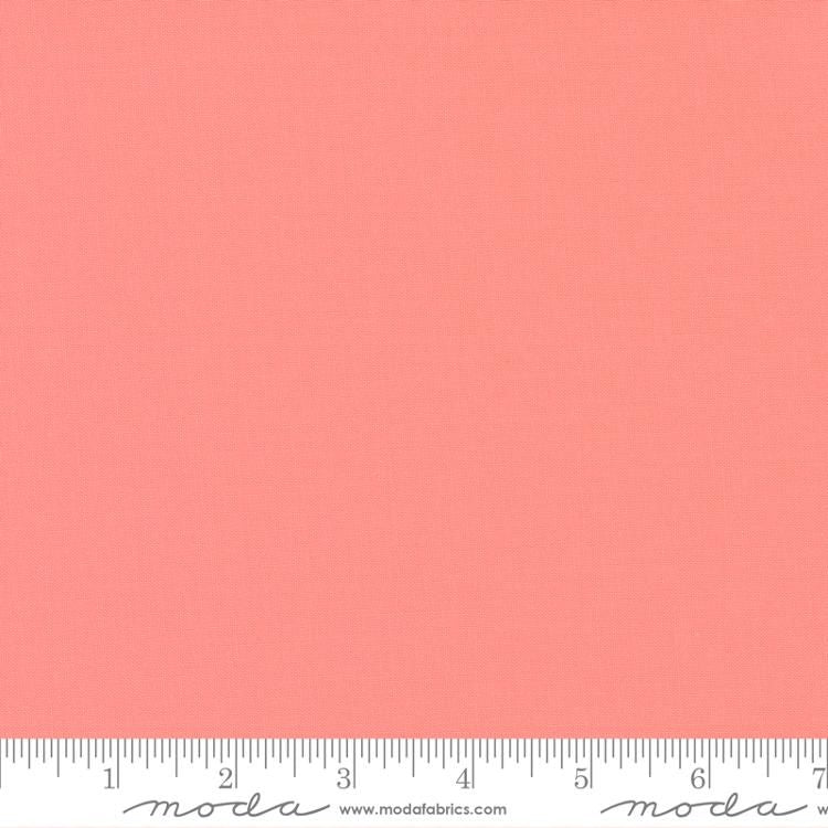 Bella Solids Carnation Pink Moda Cotton Fabric