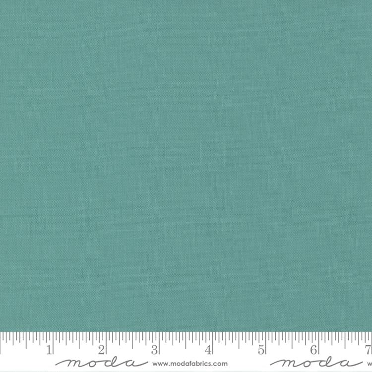 Bella Solids Composed Turquoise Moda Cotton Fabric