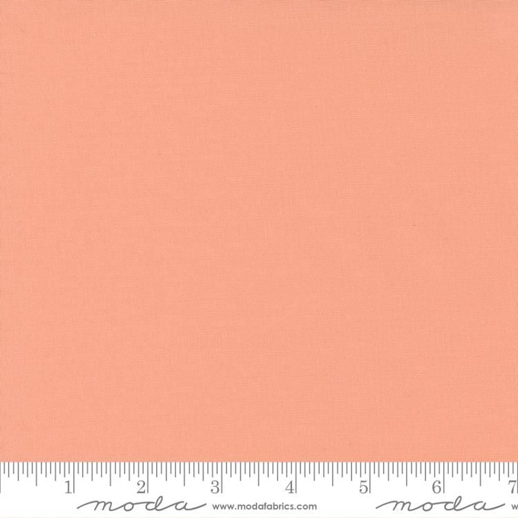 Bella Solids Peach Moda Cotton Fabric