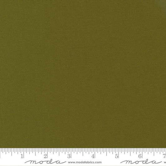 Bella Solids Pickle Dark Green Moda Cotton Fabric