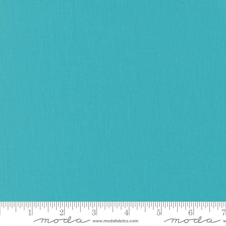 Bella Solids Poolside Blue Moda Cotton Fabric