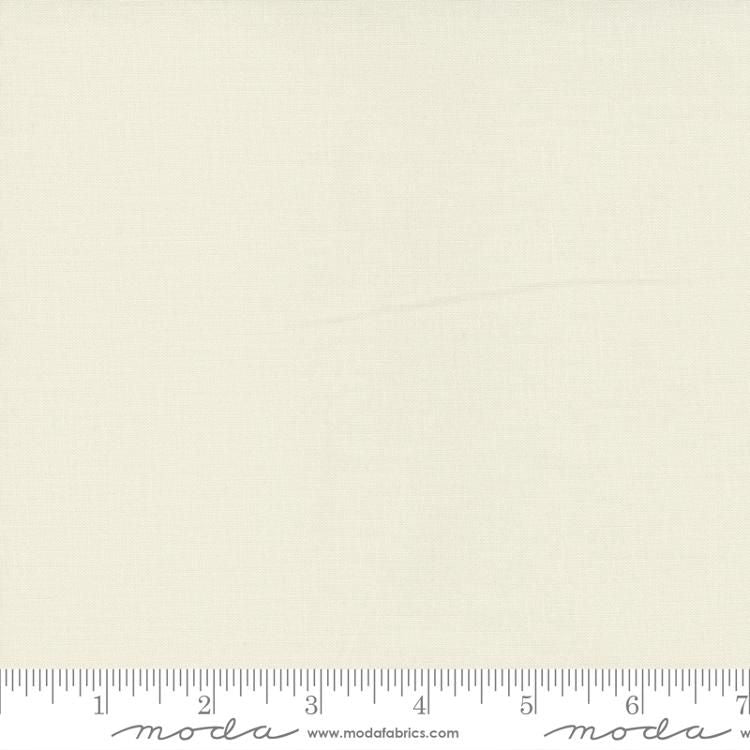 Bella Solids Porcelain Cream Moda Cotton Fabric