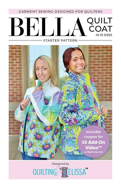 Bella Quilt Coat Wearable Pattern Quilting Elissa Patterns by Annie PBA-QE101