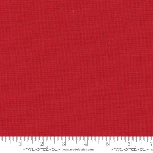 Bella Solids 108" Wide Backing Red Moda Cotton Fabric MD-11082-16