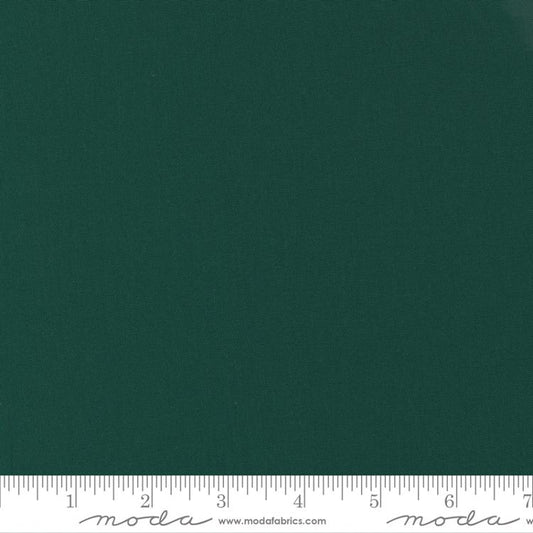 (SOLD PER BOLT) Bella Solid Christmas Green Moda Fabrics Cotton Fabric MD 9900 14-FB