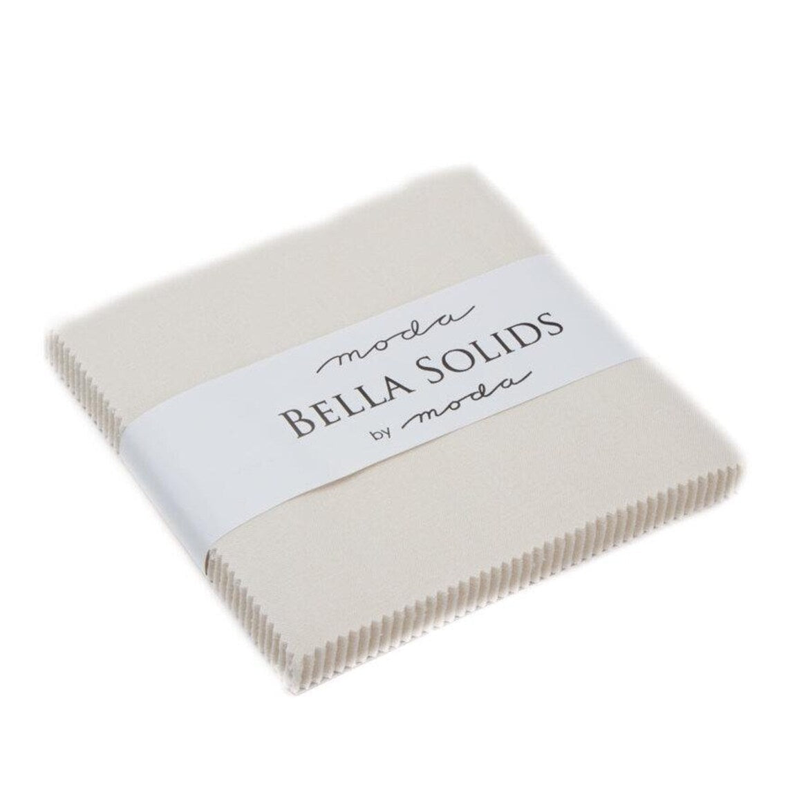 Bella Solids Eggshell 5" Squares Charm Pack 42pcs Moda Cotton Fabric MD-9900PP-281