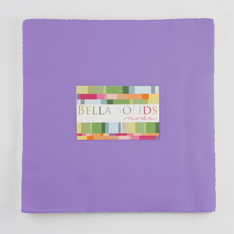 Bella Solids Hyacinth 10" Squares Junior Layer Cake Moda Cotton Fabric MD-9900JLC-93