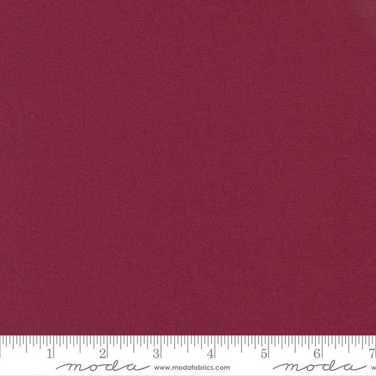 Bella Solids Barn Door Burgundy Moda Cotton Fabric MD-9900-113