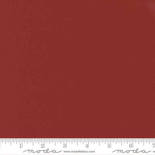 Bella Solids Cinnamon Red Moda Cotton Fabric MD-9900-424