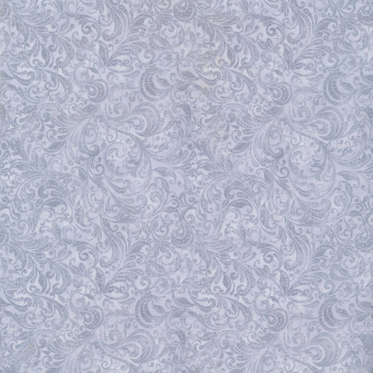 Belle Delicate Filigree Silver Timeless Treasures Cotton Fabric