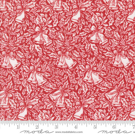 Berry and Pine Bell Song Blenders Cranberry Red Lella Boutique Moda Cotton Fabric MD-5242-14