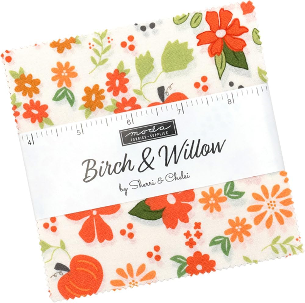 Birch & Willow 5" Squares Charm Pack 42pcs Sherri & Chelsi Moda Cotton Fabric MD-37720PP