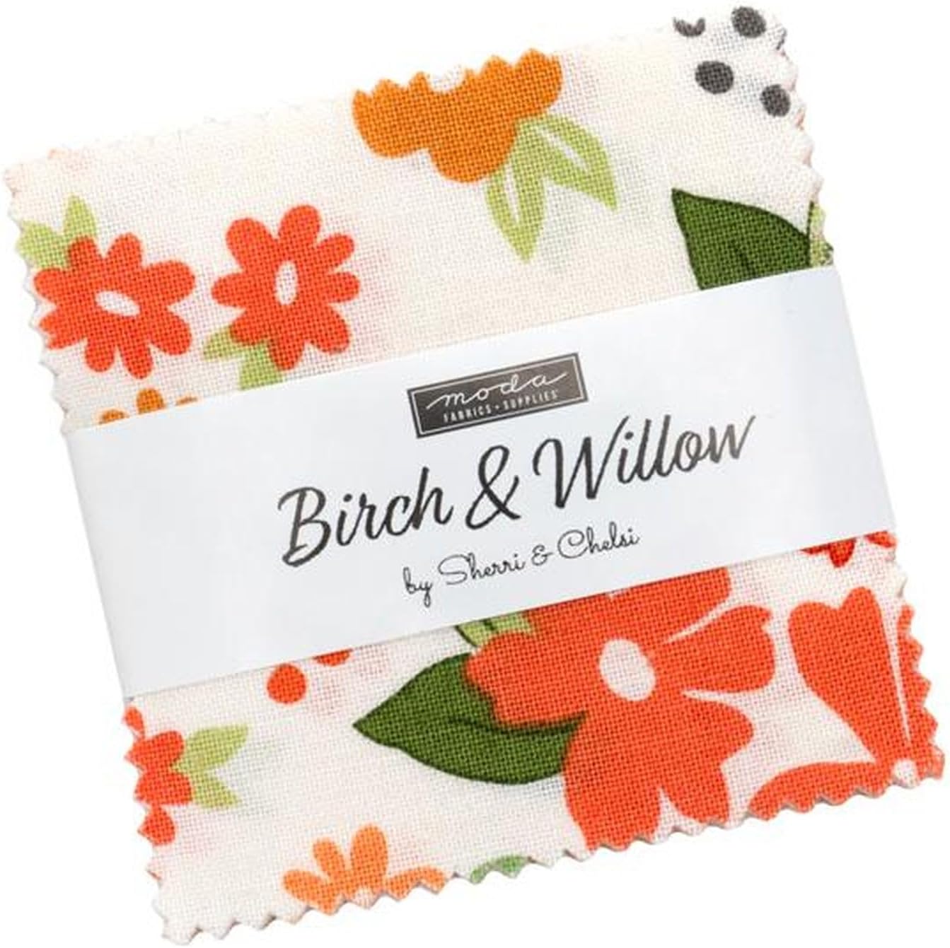 Birch & Willow 2.5"x2.5" Squares Mini Charm Pack 42pcs Sherri & Chelsi Moda Cotton Fabric MD-37720MC