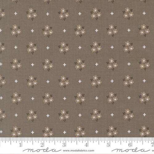 Birch & Willow Pumpkin Bloom Florals Slate Grey Sherri & Chelsi Moda Cotton Fabric MD-37722-17