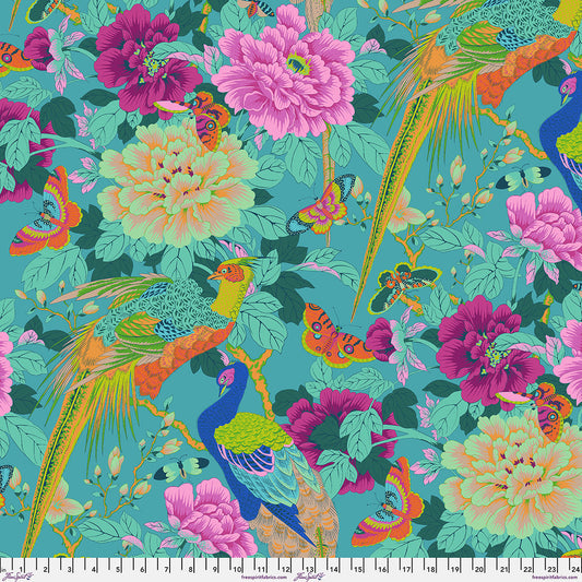Birds and Bees Blue August 2026 Kaffe Fassett Collective Free Spirit Cotton Fabric FS-PWPJ142.BLUE