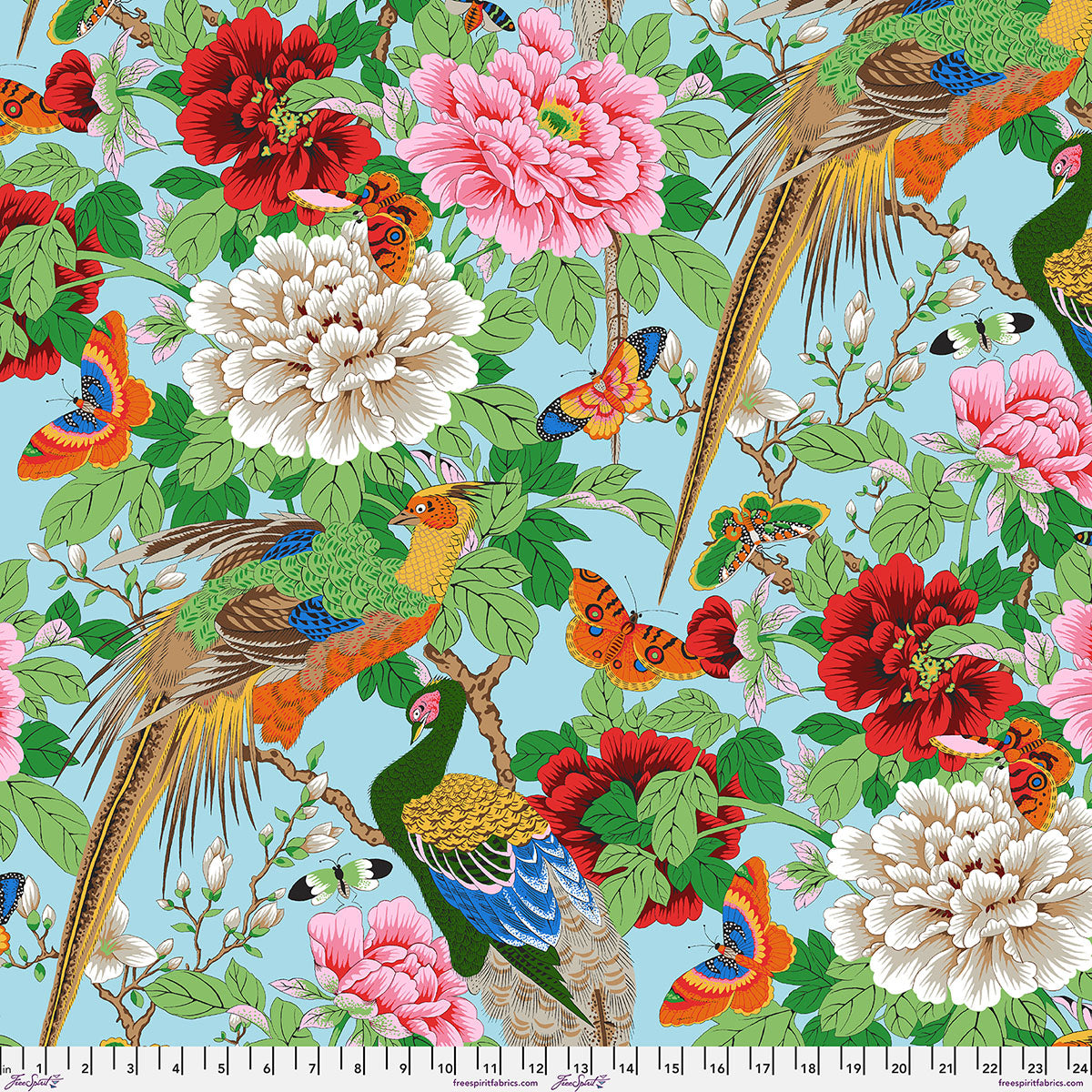 Birds and Bees Multi August 2026 Kaffe Fassett Collective Free Spirit Cotton Fabric FS-PWPJ142.MULTI