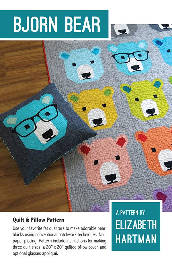 Bjorn Bear Quilt Pattern Patterns By Elizabeth Hartman EH-028