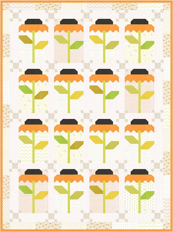 Black Eyed Susan G Quilt Pattern Joanna Figueroa Fig Tree Quilts FTQ-2002