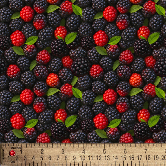 Blackberries Allover David Textiles Cotton Fabric DT-DX-8775-5C-1
