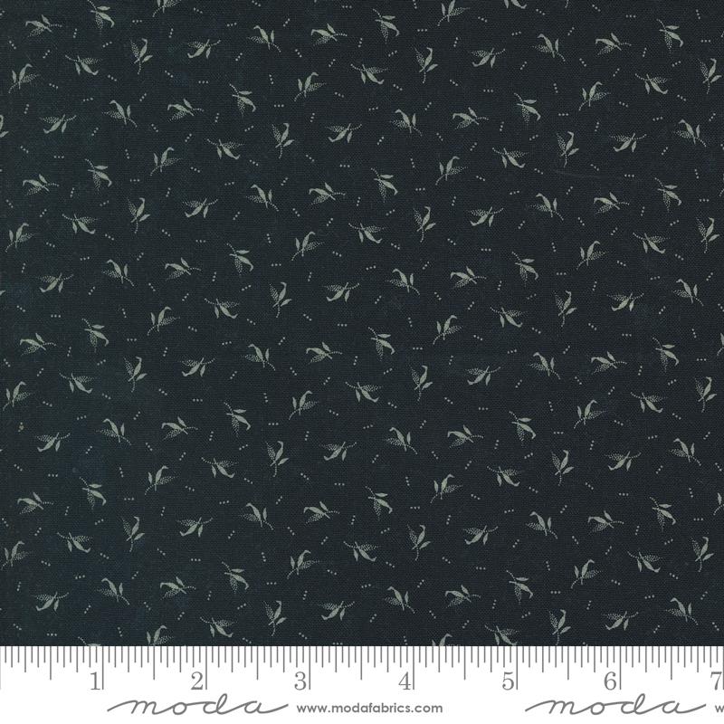 Blackbirds Nest Feathers Blenders Black Kansas Troubles Quilters Moda Cotton Fabric