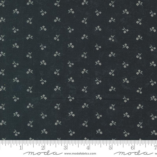 Blackbirds Nest Petite Petals Ditsy Black Kansas Troubles Quilters Moda Cotton Fabric