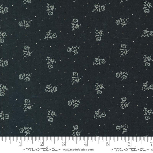 Blackbirds Nest Thistle Ditsy Dots Black Kansas Troubles Quilters Moda Cotton Fabric