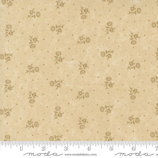 Blackbirds Nest Thistle Ditsy Dots Tan Tonal Beige Kansas Troubles Quilters Moda Cotton Fabric