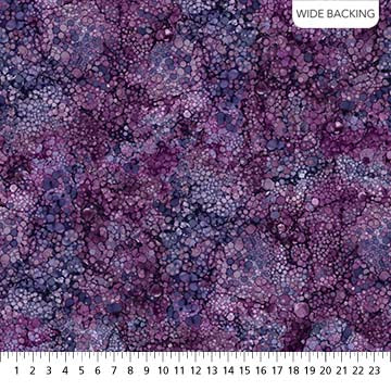 Bliss 108" Wide Backing Texture Watercolor Amethyst Purple Northcott Cotton Fabric