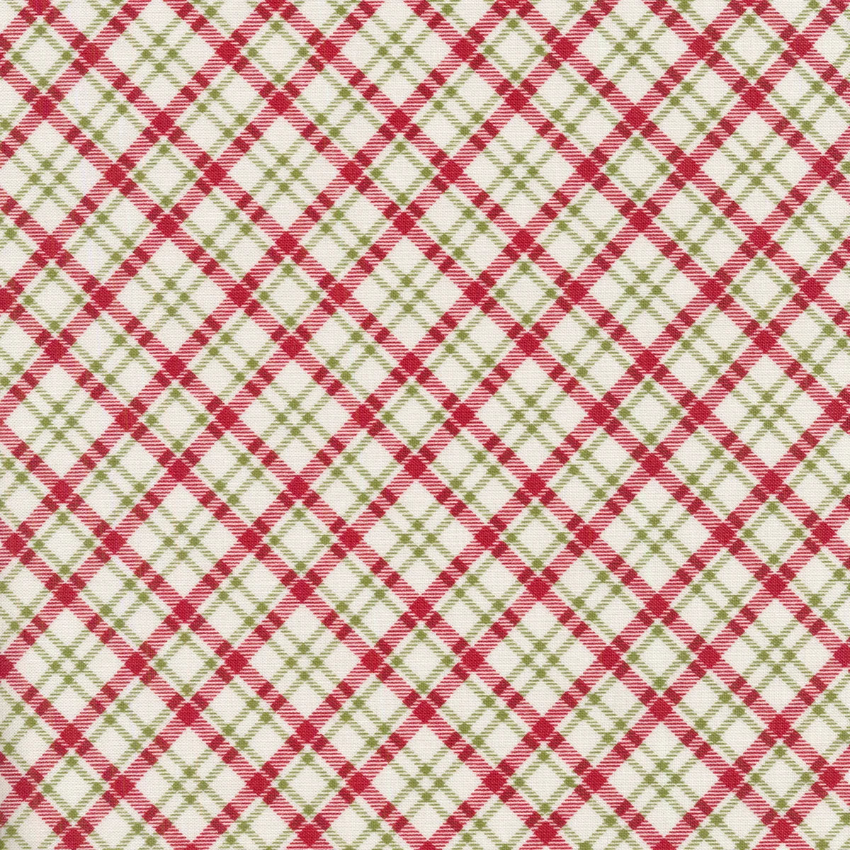 Blizzard Christmas Plaid Red Pine Sweetwater Moda Cotton Fabric