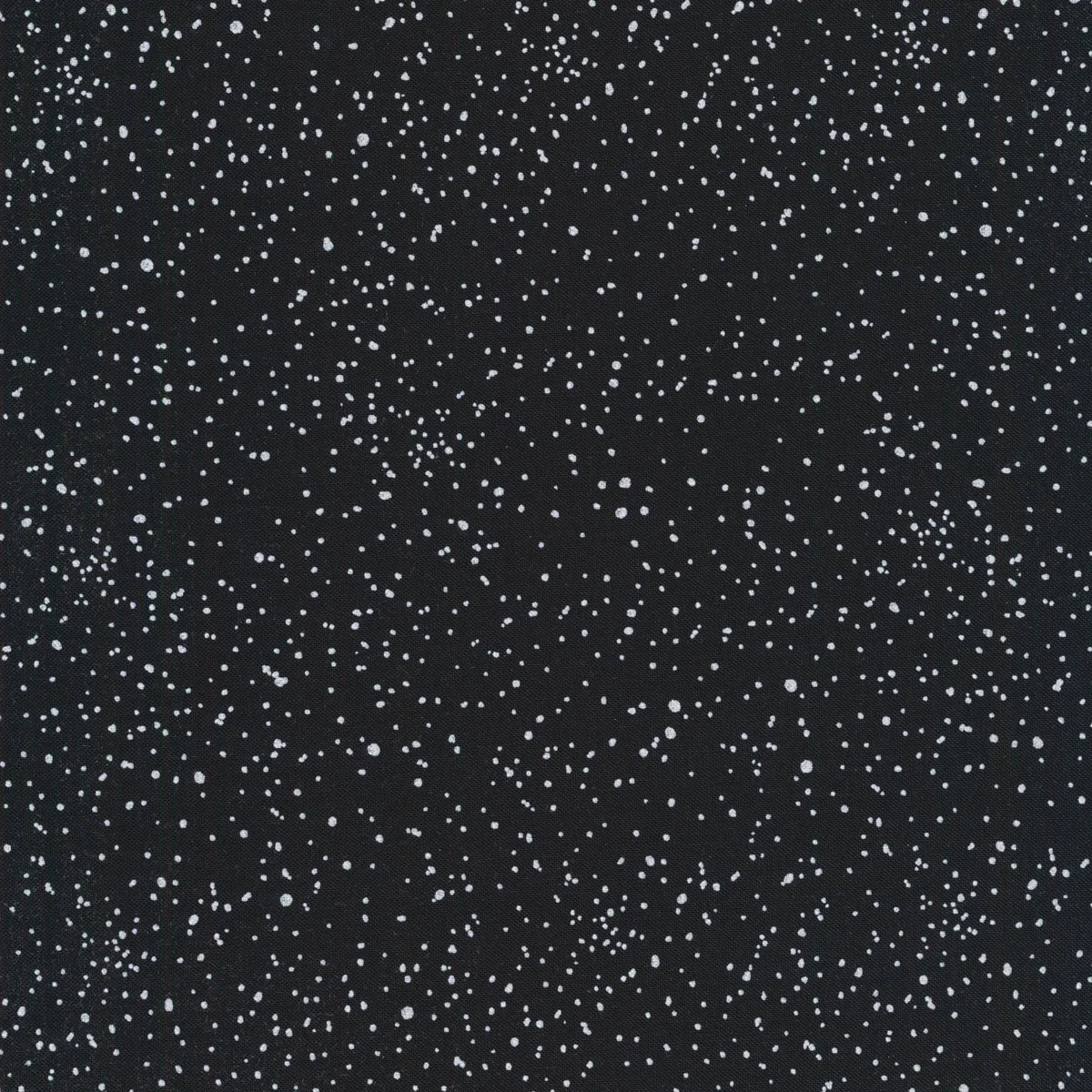 Blizzard Snow Dots Black Sweetwater Moda Cotton Fabric