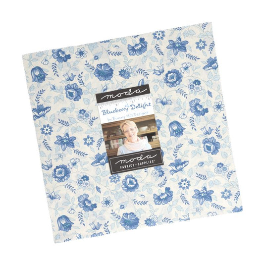 Blueberry Delight 10" Squares Layer Cake Bunny Hill Designs Moda Fabrics