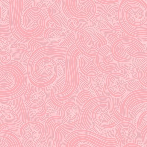 Blush Pink Swirl Just Color! Studio E Cotton Fabric