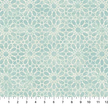 Boho Bliss Lattice Light Teal Northcott Cotton Fabric NC-29207-62