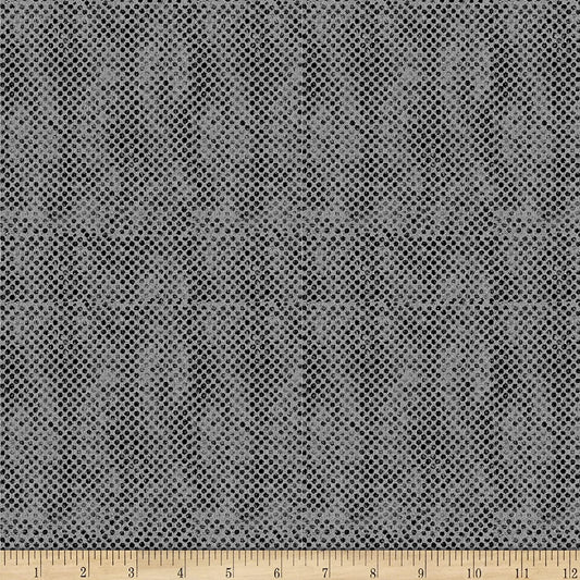 Bonjour Uneven Dots Grey Timeless Treasures Cotton Fabric