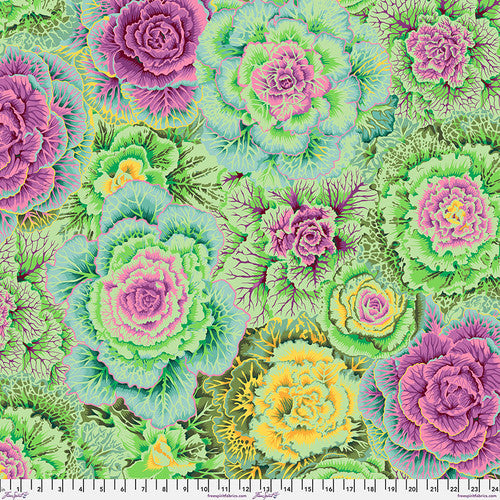 Brassica Moss Philip Jacobs Classics Kaffe Fassett Collective Free Spirit Cotton Fabric FS-PWPJ051.MOSS