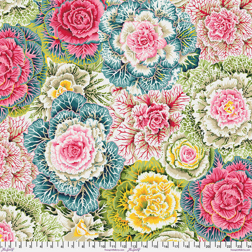 Brassica Pastel Philip Jacobs Classics Kaffe Fassett Collective Free Spirit Cotton Fabric FS-PWPJ051.PASTE