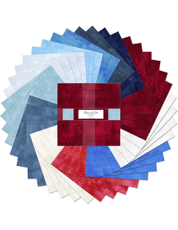 Brave and True 10" Squares Karat Gems Wilmington Prints Cotton Fabric | US Fabric Shop