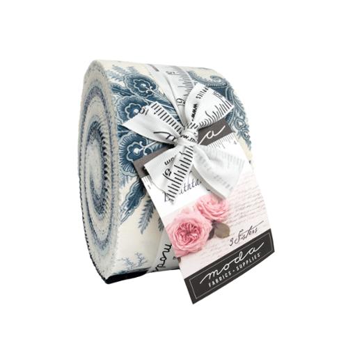 Breathtaking Blues 2.5" Strips Jelly Roll 40 pcs 3 Sisters Moda Cotton Fabric MD-44400JR