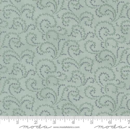 Breathtaking Blues Vine Blenders Sky Blue 3 Sisters Moda Cotton Fabric MD-44407-13