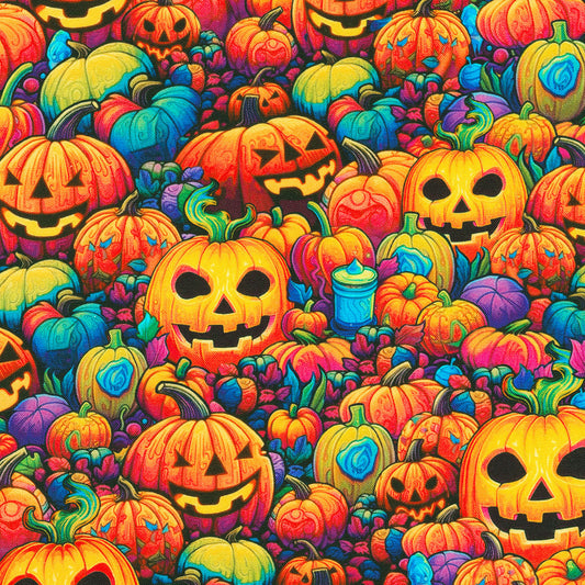 Bright Frights Pumpkin Orange Catriona Crehan Robert Kaufman Cotton Fabric RK-RCCD-23086-148