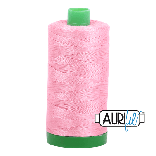 Bright Pink 40 wt 1094 yd Large Spool Aurifil Cotton Quilting Thread AF-MK40SC6-2425