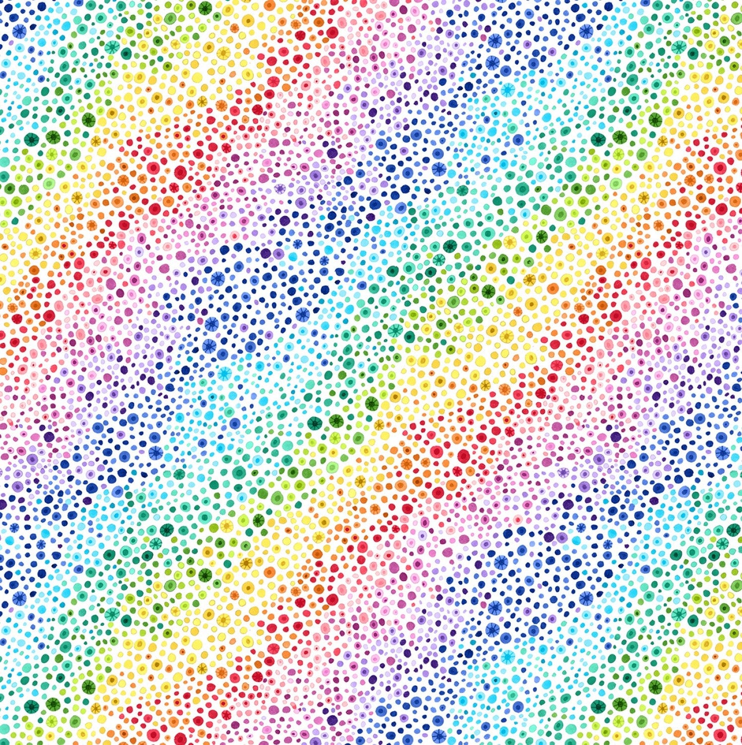 Bubble Up Essential Basics White Wilmington Prints Cotton Fabric