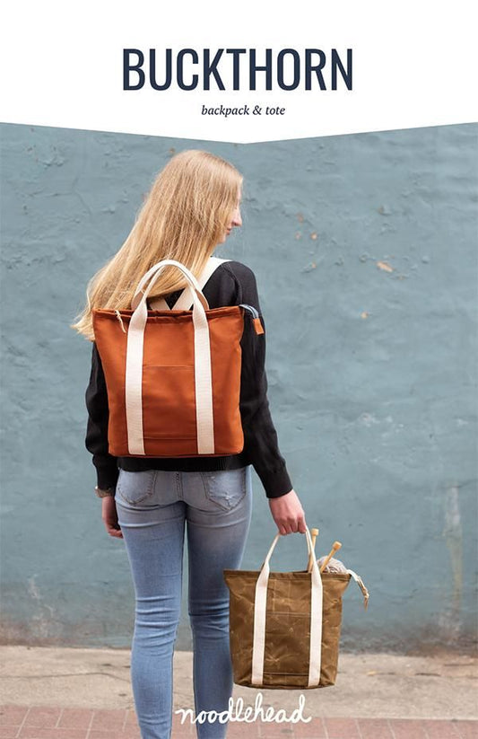 Buckthorn Backpack & Tote Pattern Anna Graham Noodlehead AG-547