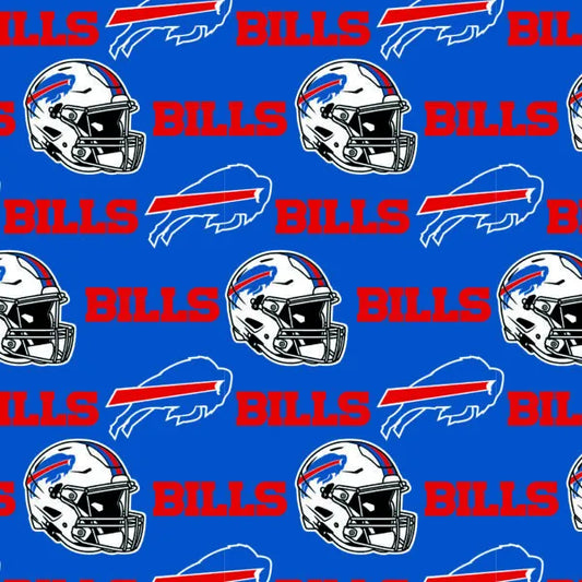 Buffalo Bills NFL Football Logo Fabric Traditions Cotton Fabric NFL-70680DN