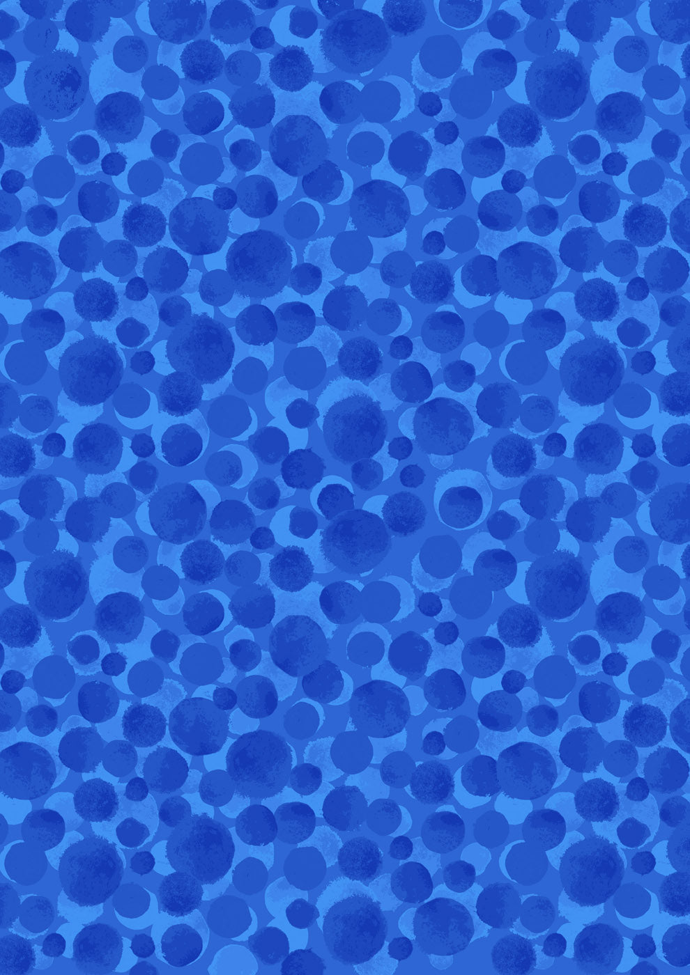 Bumbleberries Blender Agean Blue Lewis & Irene Cotton Fabric LI-BB036