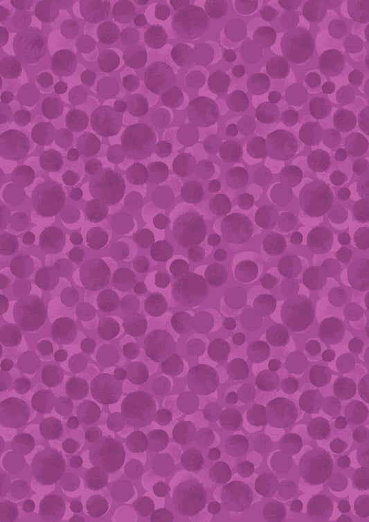 Bumbleberries Blender Berry Purple Lewis & Irene Cotton Fabric LI-BB018