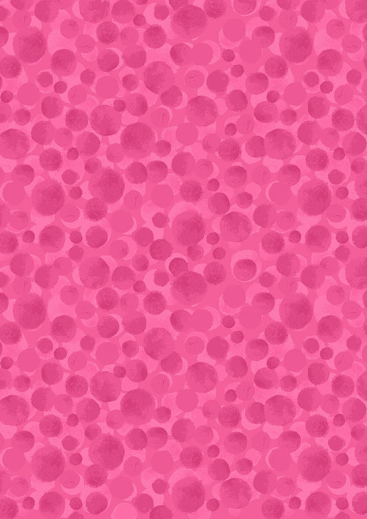 Bumbleberries Blender Carnival Pink Lewis & Irene Cotton Fabric LI-BB015
