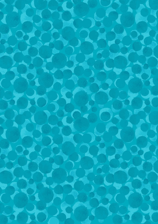 Bumbleberries Blender Chalki Blue Lewis & Irene Cotton Fabric LI-BB011